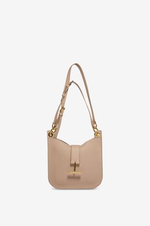 Tom Ford Hobo-Tasche aus genarbtem Leder Tara Small Crossbody