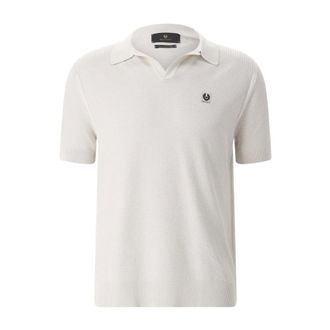 Belstaff Polo Shirts, male, Beige, Size: 2XL Polo Shirts