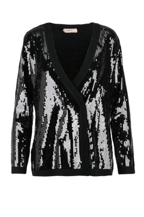 Twin-Set Sequin Cardigan - Black