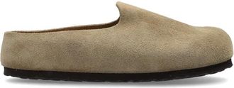 Birkenstock Amsterdam Wrapped Slides - Dames - Slip ons - Beige - 43 EU - Leer - Schoenen