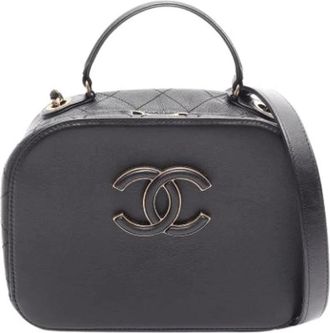 Chanel Pre-owned Vintage Schoudertas - Dames - Vintage Handtas - Zwart - ONE Size - Leer - Vintage
