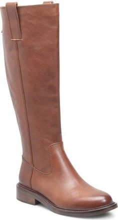 Söfft Samantha III Water Resistant Knee High Boot in Golden Brown at Nordstrom, Size 9.5