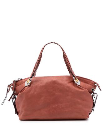 Gucci Borsa tote Bar media in pelle e bamb&ugrave; 2016-2025 - Arancione