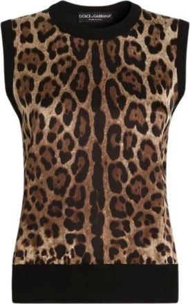 Dolce & Gabbana Donna, Maglie, Marrone, S, new
