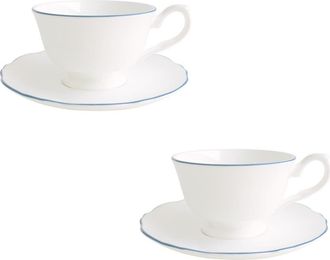 Twig New York Amelie Set of 2 Espresso Cups & Saucers in Royal Blue at Nordstrom