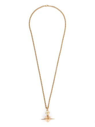 Vivienne Westwood Collana con pendente New Orb piccolo - Oro