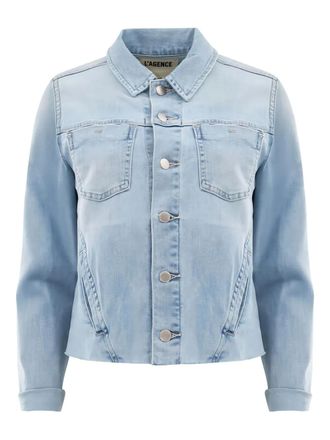 L'agence Janelle buttoned denim jacket - Blue
