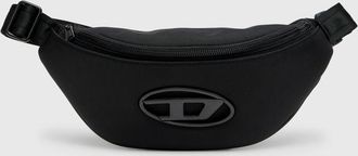 Diesel Holi-D - Belt bag in nylon with internal pocket - Belt bags - Unisex - Black