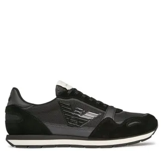 Emporio Armani Hombre, Zapatos, Negro, Talla: 42 1/2 EU