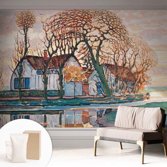 Tulup Carta Da Parati - Murale Alla Moda Decorazione - Camera Da Letto - Con Colla Gratuita Paesaggio Idilliaco 312x219 Cm