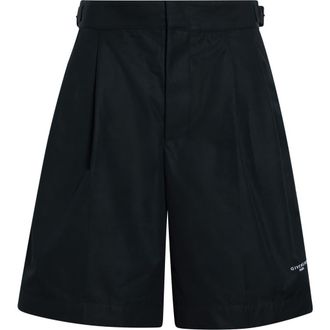 Givenchy Poplin Bermuda Shorts in Black at Nordstrom, Size 30 Us