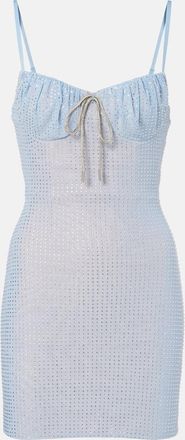 Area Crystal-embellished minidress