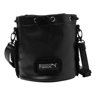 Puma (WMNS) PUMA Prime X-Mas Bucket Bag Black 077474-01