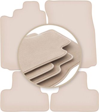 OEM Alfombrillas Premium Beige Para: Mitsubishi Eclipse Iv Coup&eacute; 2006