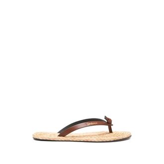 Saint Laurent Chanclas de Piscina - Shoes - Mujer - Marr&oacute;n - 36 EU