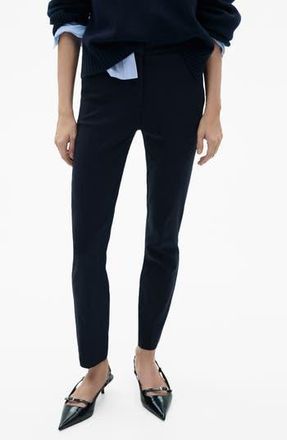 Mango Crop Skinny Pants in Dark Navy at Nordstrom Rack, Size 18 (Similar To 18W-20W)