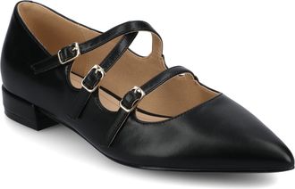 Journee Collection Journee Womens Gretel Multistrap Ballet Pumps