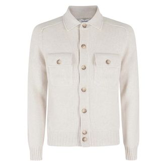 Gran Sasso Heren, Truien, Wit, Maat: M Wol