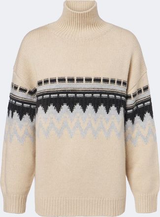 Jardin Des Orangers Fair Isle cashmere sweater