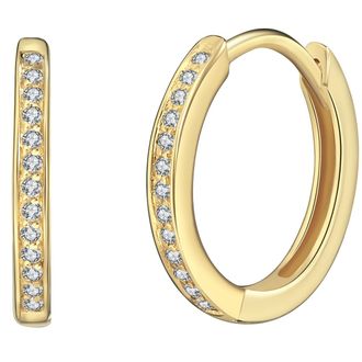 Rafaela Donata Womens Female Sterling Silver Earring - Gold - One Size