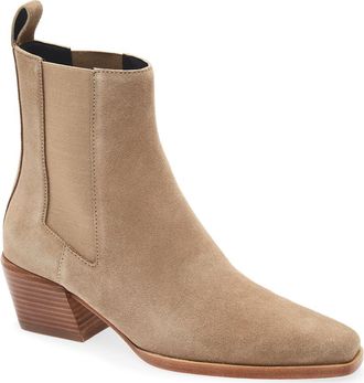 Rag & Bone Joni Chelsea Bootie in Camel Suede at Nordstrom Rack, Size 9.5Us / 39.5Eu