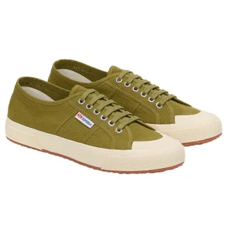 Superga Unisex 2390 Militaire Sportschoenen voor Volwassenen (Militair groen/off wit)