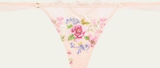 Lise Charmel Libertine en Fleurs Embroidered Tulle G-String