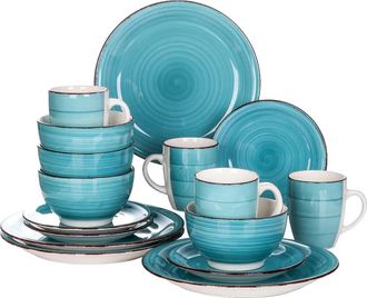 OEM Juego De Vajilla De 16 Piezas, Porcelana De Alta Calidad, Apto Para Microondas