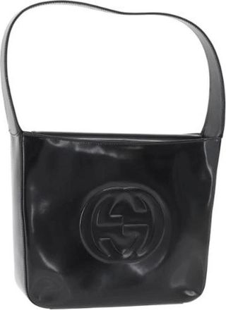 Gucci Pre-owned Shoulder Bags, female, Black, Size: ONE SIZE Pre-owned Coated Canvas Shoulder Bag