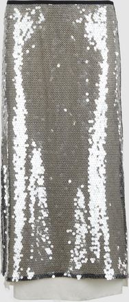 Roseanna Jupe Mi-Longue Rose Silver
