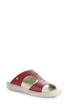 Softinos Inbe Slide Sandal in 002 Red Smooth Leath at Nordstrom Rack, Size 10-10.5Us / 41Eu