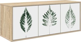 vidaXL Mueble De Tv Montado En La Pared Hanau 102 X 33 X 40 Cm Vidaxl