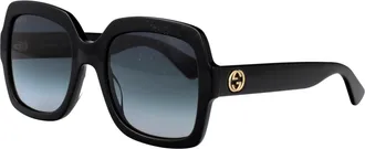 Gucci Womens Sunglasses Gg0036sn Black-Grey Black-Black-Grey Resin Black/black/grey