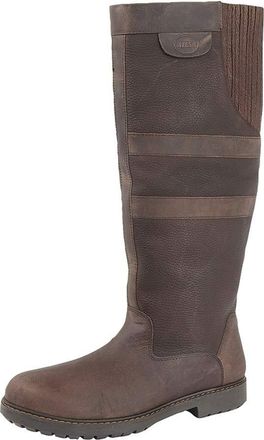 Woodland Ladies Country Style Waterproof, Breathable Waxy Brown Leather Boots (UK 8)