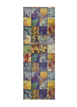 Atticgo Alfombra vin&iacute;lica de cocina multicolor 52x200 cm