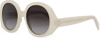 Celine Ladies Black Round Sunglasses CL40242I 25K