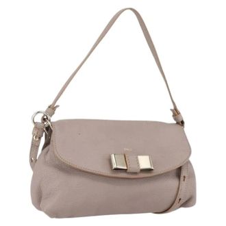Chlo&eacute; Pre-owned Shoulder Bags, female, Pink, Size: ONE SIZE Pre-owned Hand Bag