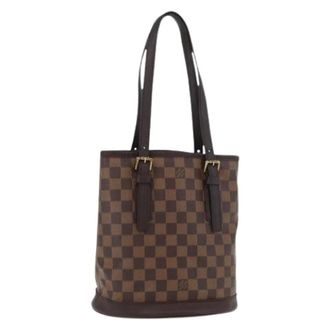 Louis Vuitton Pre-owned Bucket Bags, female, Brown, Size: ONE SIZE Pre-owned Bucket Shoulder Bag