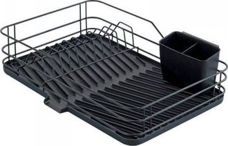WENKO Dekoracja-domu Escurridor Contempor&aacute;neo Negro 31 Cm