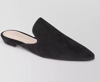 Gianvito Rossi raja pointed toe suede mules slide