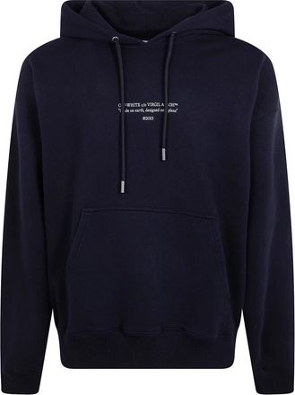 Off-white Skate Statement Hoodie - Heren - Hoodies - Zwart - M - Katoen - Hoodies & sweatvesten