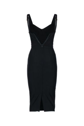 Elisabetta Franchi Longuette Dress - Black