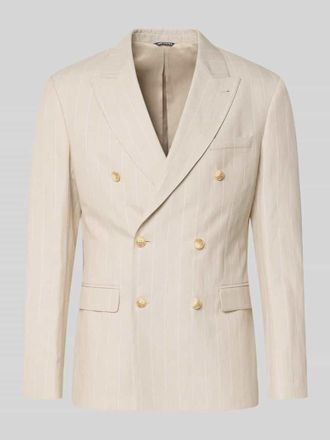 Mc Neal Regular Fit Sakko mit Pattentaschen und Reverskragen in Beige, Gr&ouml;&szlig;e 110