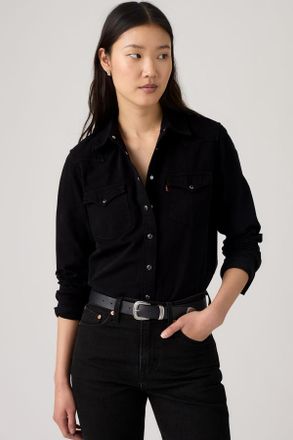 Levi's Camicia in denim western Heritage - Donna - XS - Nero / Basic Night Western