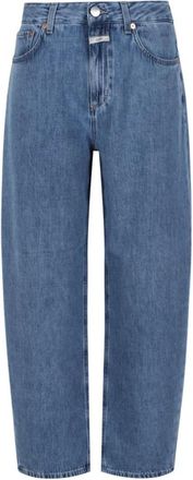 Closed Closed, Loose-fit Jeans, female, Blue, Size: W27 L32 Straight-Leg Denim Jeans