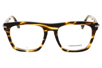 Ferragamo SF3015 Tortoiseshell Acetate Eyeglasses - Brown