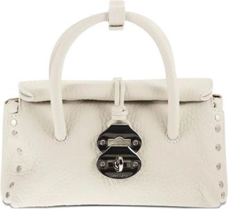 Zanellato Borsa tote Baby Dotta in pelle - Bianco