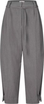 Masai Ma Peponi Broek - Dames - Vrijetijds broeken - Grijs - XS - Leer - Broeken