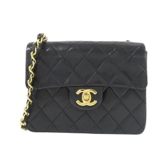 Chanel Pre-owned Lamslederen Schoudertas - Dames - Pre-owned - Zwart - Maat: ONE Size Leer