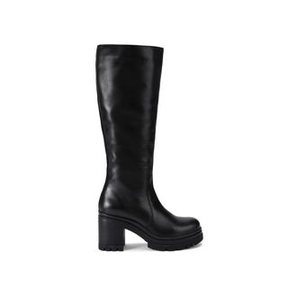 Kurt Geiger Womens Leather Kgl Covent Knee Boots - Black material_Leather - Size UK 3